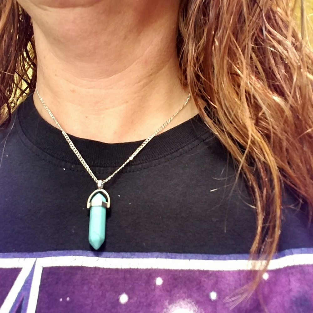 NWOT Natural Stone Necklace - Picture 3 of 6
